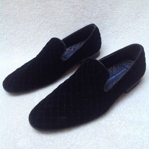 giorgio brutini chatwal quilted velvet loafer